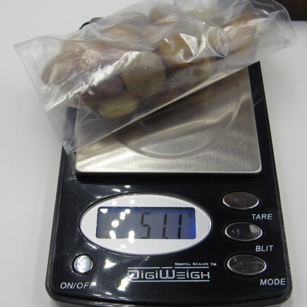 16" Sterling Silver Faux Stone Necklace Vintage - Picture 5 of 5